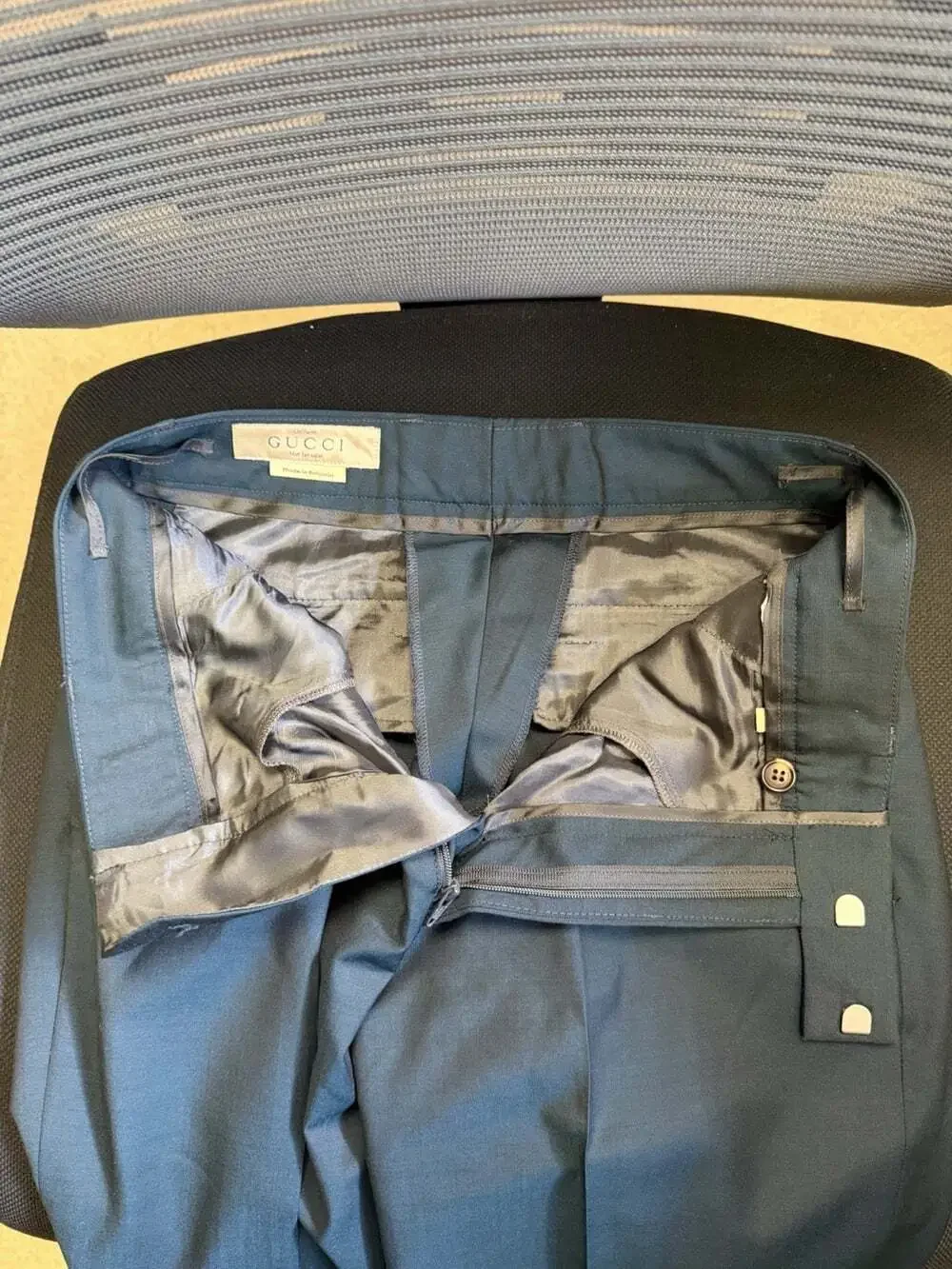 Gucci Uniform Dress Pants Rare Dark Green 2